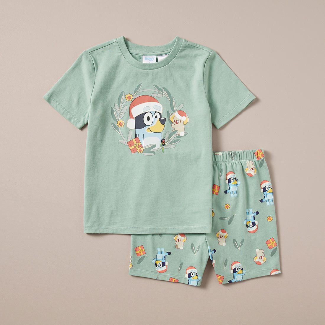 Kids Family Matching Bluey Christmas Cotton Pyjama Set